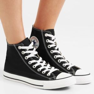 black high top converse